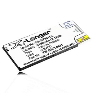 sabuly 3.8v 8800 replacement battery for cisco 8800 with cp-batt-8821 74-102376-01 gp-s10-374192-010h/2400mah