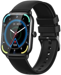 smart watch for men women make/answer call 1.9" hd ultra narrow edge screen smartwatch compatible with iphone samsung android phones waterproof fitness tracker with heart rate sleep monitor pedometer