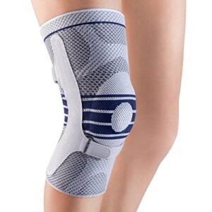 zeamo knee compression sleeve with gel pad & side stabilizers (medium)