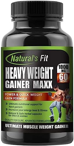 NACHT Fit Naturals Fit Weight Gainer,Pack of 60 Capsule, 1000 Mg