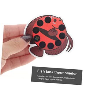 ULTECHNOVO Colored Stickers 3 Sets LCD Color Stickers Sticker by Numbers Glass Urinator U Pass Digital Fish Tank Temperature Gauge Fish Tank Fish Tank Sticker Digital Temperature Gauge