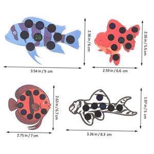 ULTECHNOVO Colored Stickers 3 Sets LCD Color Stickers Sticker by Numbers Glass Urinator U Pass Digital Fish Tank Temperature Gauge Fish Tank Fish Tank Sticker Digital Temperature Gauge