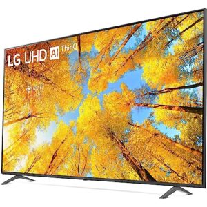 LG UQ7590PUD 86 Inch HDR 4K UHD Smart TV Bundle with Premiere Movies Streaming + 37-100 Inch TV Wall Mount + 6-Outlet Surge Adapter + 2X 6FT 4K HDMI 2.0 Cable