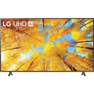 LG UQ7590PUD 86 Inch HDR 4K UHD Smart TV Bundle with Premiere Movies Streaming + 37-100 Inch TV Wall Mount + 6-Outlet Surge Adapter + 2X 6FT 4K HDMI 2.0 Cable