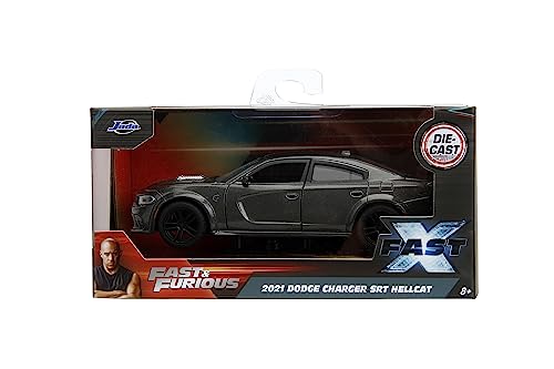 Fast & Furious 1:32 2021 Dodge Charger SRT Hellcat Die-Cast Car, Toys for Kids and Adults