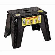 12" black step stool