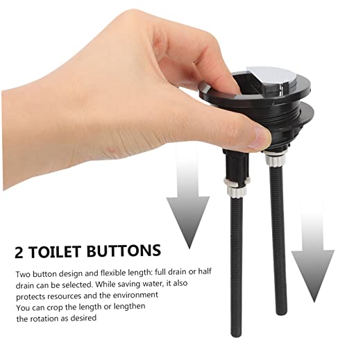 Zerodeko Switches Switches for Toilet Restroom Flushing Button Toilet Water Tank Press Button Toilet Water Tank Push Buttons Dual Flush Toilet Kit Push Button for Toilet Suite