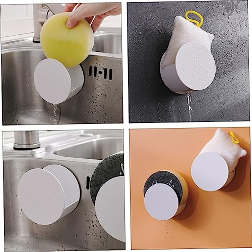 YARNOW 4pcs Storage Rack Coat Rack Shelf Wall Hanging Shelves Sink Shelf Kitchen Sink Organizar Sink Organizer Caddy Bathroom Shelf Storage Kitchen Sink Storage Holder Draining Rack White