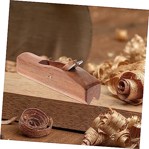 DOITOOL 3pcs Mini Mahogany Angle Planer Hand Tools Mini Portable Shaver Japanese Tools Woodworking Japanese Block Plane Thickness Planers Woodworking Block Hand Plane Planer Router Plane