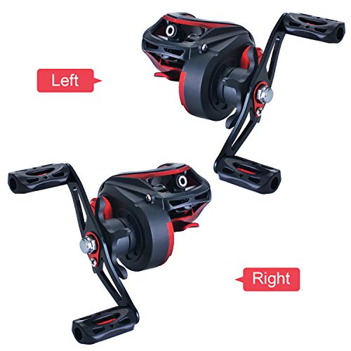 High Speed 8.1:1 Gear Ratio Baitcast Fishing Reel 19+1 Ball Bearings Baitcasting Fishing Reel Baitcaster