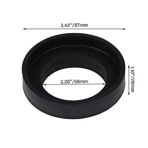 RDEXP 2x Rubber Gaskets for Repairing Toilet Tank Leaks Fits Most 2.36" - 2.83" Toilet