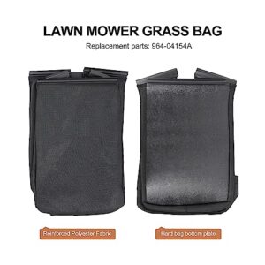 Powswopx 964-04154A Lawn Mower Grass Bag Replacement Compatible with MTD/Craftsman 964-04154 M105 140cc, Fits 21” Lawn Mower Bag (Without Grass Catcher Frame)