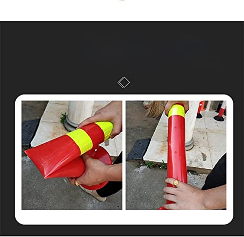 OUSIKA Parking Post, Parking Barrier, for Parking Lot Car Parking Space Lock Bollard to Save Parking Spaces as Parking Barriers, Road Markets Bollard