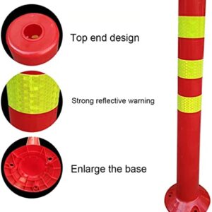 OUSIKA Parking Post, Parking Barrier, for Parking Lot Car Parking Space Lock Bollard to Save Parking Spaces as Parking Barriers, Road Markets Bollard