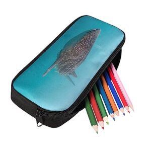 Parprinty Kids Novelty Animal Backpack and Lunch Box for Boys Girls Student Lightweight 17 Inch School Whale Shark Backpack with Lunch Bag Pencil Case Kids Comfy Padded Black Large Bookbag