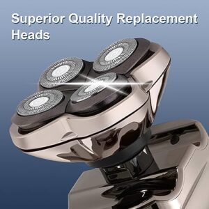 Shaver Replacement Blades, Electric Razor Replacement Head, Compatible with Skull Shaver Pitbull Gold/Silver PRO Shaver And other Electric shaver, Super Close Shaving Replacement Heads, 8-Pack.