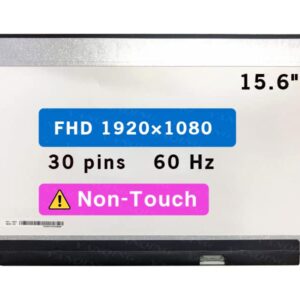 15.6" Screen Replacement for Lenovo Thinkpad P15 (2ND GEN) Model 20YR LCD Display Panel 30 pins 60 Hz (FHD 1920×1080 Non-Touch)