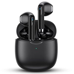 wireless earbuds bluetooth 5.1 headphones in ear with noise cancelling mic, bluetooth earbuds stereo bass, ip6 waterproof sports earphones, 32h playtime usb c charging ear buds for android ios