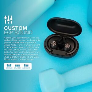 JLab JBuds Air Sport Gen 3 True Wireless Bluetooth Earbuds + Charging Case, Graphite, IP66 Sweat Resistance, Multipoint, Dual Connect, 3 EQ Sound Settings, Find wth Tile