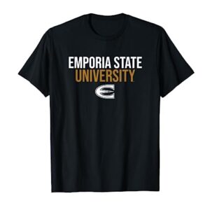 Emporia State University ESU Hornets Stacked T-Shirt