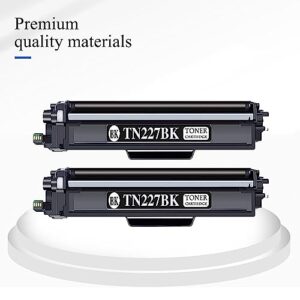 (2 Pack) TN-227 High Yield Toner Cartridge Replacement for TN227 MFC-L3770CDW MFC-L3710CW HL-3210CW DCP-L3510CDW Printer Toner.