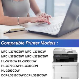 (2 Pack) TN-227 High Yield Toner Cartridge Replacement for TN227 MFC-L3770CDW MFC-L3710CW HL-3210CW DCP-L3510CDW Printer Toner.