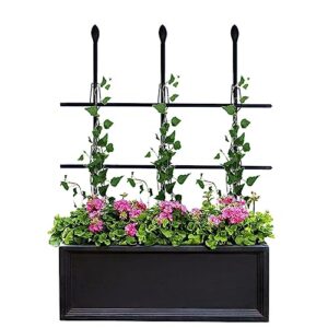 garden trellis, plant trellis for climbing plants indoor outdoor, diy tomatoes cage potted plant support stakes for vegetable, rose, bean, pots, clematis (size : 90cm(35.4in*120cm(47.2in))