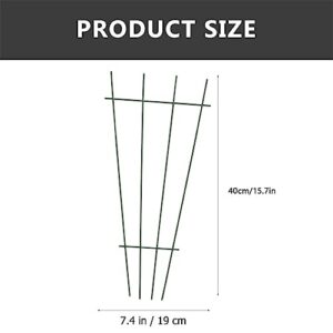 MAGICLULU House Plant Trellis for Potted Plants Plant Climbing Trellis 2pcs Iron Vine Climbing Support Rack Flower Garden Plant Stakes for Rose Vine Pea Ivy Cucumbers Flower Vegetables