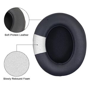 Replacement Ear Pads Cushions Compatible with Beats Studio 3.0/2.0, Headphone Ear Covers with High Density Memory Foam, Soft Leather, Adaptive Beats Noise Cancelling Headphones Replacement Earpads