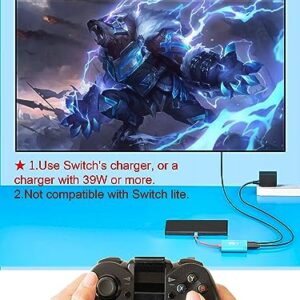 Dnkeaur Switch Dock for Nintendo Switch & OLED, Nintendo Switch Docking Station for TV,Nintendo Switch Base Accessories,Portable Switch Travel Dock,USB C to HDMI Adapter for Steam Deck/MacBook/Laptop