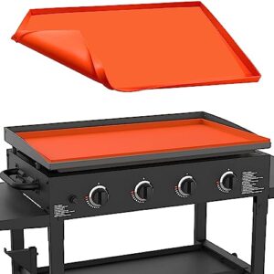 36" silicone griddle mat for blackstone 36 inch griddle, heavy duty food grade silicone griddle cover, protect your griddle from dirt & rust all year round