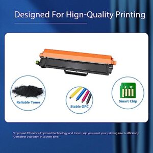 TN-227BK TN-227C TN-227M TN-227Y High Yield Toner Cartridge: NUC Compatible Replacement for Brother TN227 Works for MFC-L3710CW L3730CDW HL-3230CDN DCP-L3550CDW Printer (5 Pack, 2BK+1C+1M+1Y)