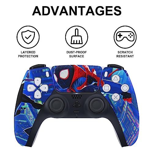 Skins for Playstation 5 Digital Edition Console and Controller Sticker,Vinyl Decal Anime Accessories Cover,Compatible with PS5 Style G