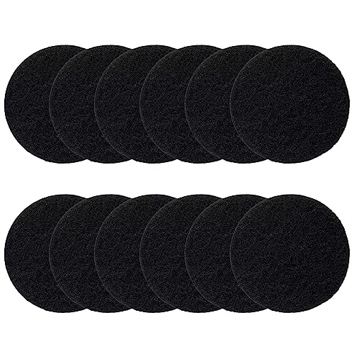 Charcoal Filters for Compost Bucket, 12 Pack Compost Filters for Kitchen Compost Bin Pail Replacement Filter Countertop Home Bucket Refill Sets, Round