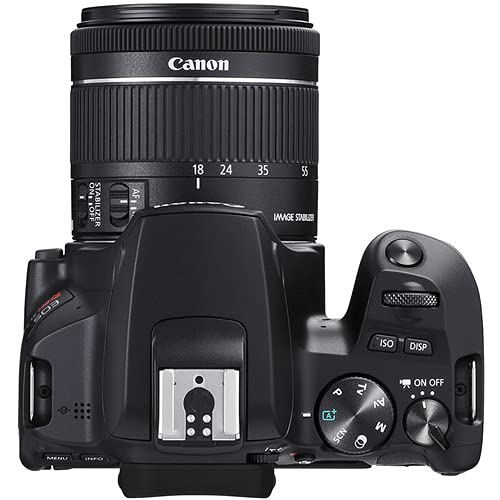 Canon Rebel SL3 / EOS 250D DSLR Camera w/Canon EF-S 18-55mm f/4-5.6 is STM Lens+case+128Memory Cards (24PC)