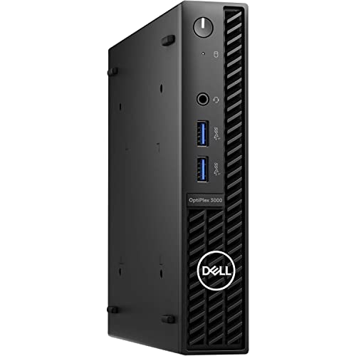 Dell Optiplex 3000 Home & Business Mini Desktop (Intel i5-12500T 6-Core, 32GB RAM, 2TB PCIe SSD + 1TB HDD (2.5), Intel UHD, WiFi, Bluetooth, HDMI, USB 3.2, Win 11 Pro) Refurbished (Renewed)