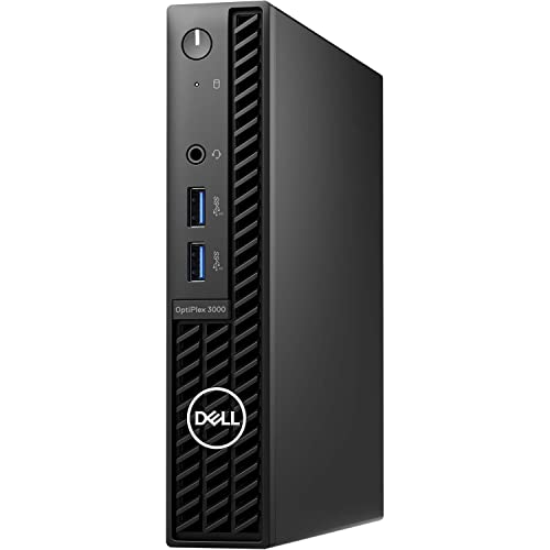 Dell Optiplex 3000 Home & Business Mini Desktop (Intel i5-12500T 6-Core, 32GB RAM, 2TB PCIe SSD + 1TB HDD (2.5), Intel UHD, WiFi, Bluetooth, HDMI, USB 3.2, Win 11 Pro) Refurbished (Renewed)