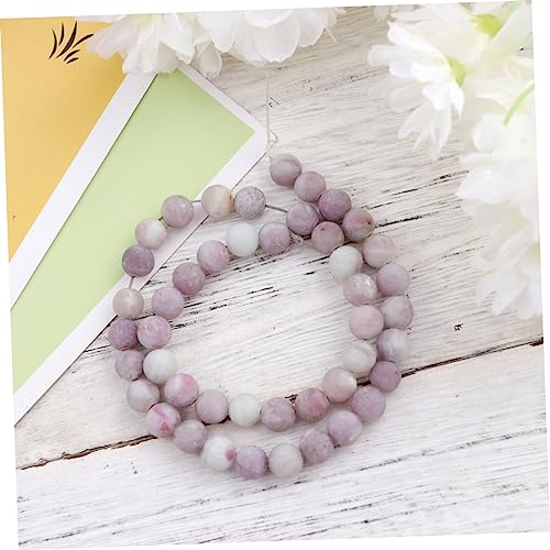 Didiseaon 1 String Necklace Spacer Beads Small Beads Matte Gemstone Beads Slap Bracelets for Jewelry Accessories Jewels for DIY Supplies DIY Accessories Kit Round Beads Beaded Girl
