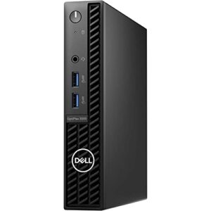 Dell Optiplex 3000 Home & Business Mini Desktop (Intel i5-12500T 6-Core, 16GB RAM, 7.6TB SATA SSD, Intel UHD, WiFi, Bluetooth, HDMI, USB 3.2, Display Port, Black, Win 11 Pro) Refurbished (Renewed)