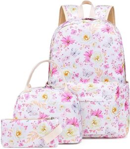 camtop school backpack for girls boys teens bookbag set tie dye kids backpack 3 in 1,school bags with lunch box pencil case