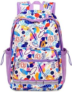 camtop elementary backpack for kids girls backpack middle school bookbags causal daypack travel (graffiti backpack)