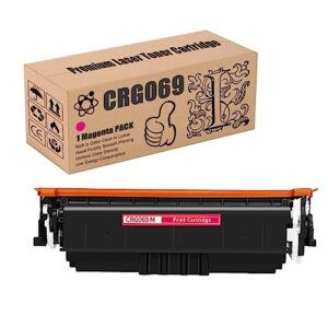 crg069 replacement high capacity toner cartridges, compatible for canon lbp673 lbp673cdn lbp673cdw lbp674cx mf750 mf752cdw mf756cx printers 1 magenta pack