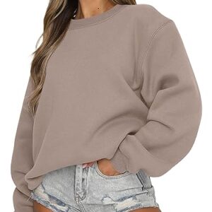 EFAN Women Sweatshirts Oversized Crew Neck Pullover Cute Casual Hoodies 2023 Fall Outfits Fashion Clothes