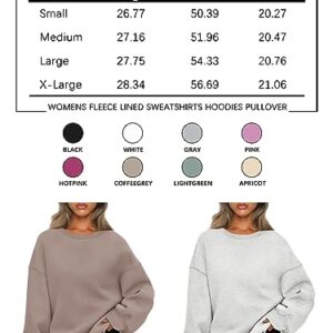 EFAN Women Sweatshirts Oversized Crew Neck Pullover Cute Casual Hoodies 2023 Fall Outfits Fashion Clothes