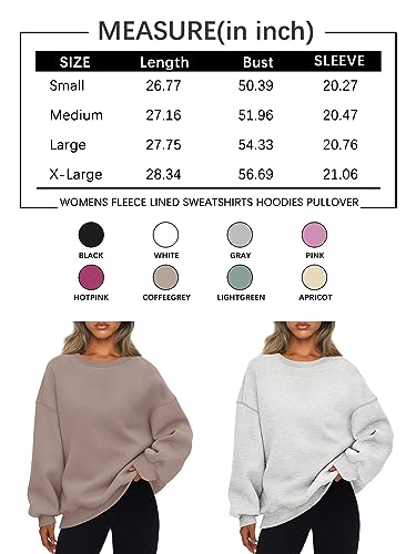 EFAN Women Sweatshirts Oversized Crew Neck Pullover Cute Casual Hoodies 2023 Fall Outfits Fashion Clothes