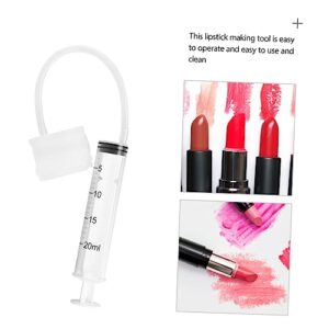 2pcs Lipstick Stripper DIY Kits Tray Mold Silicone Molds Lipstick Demoulder Lipstick Making Kits Lip Balm Stripper Acrylic White Lipstick Making Tool Lip Cream Casting Tool Manual