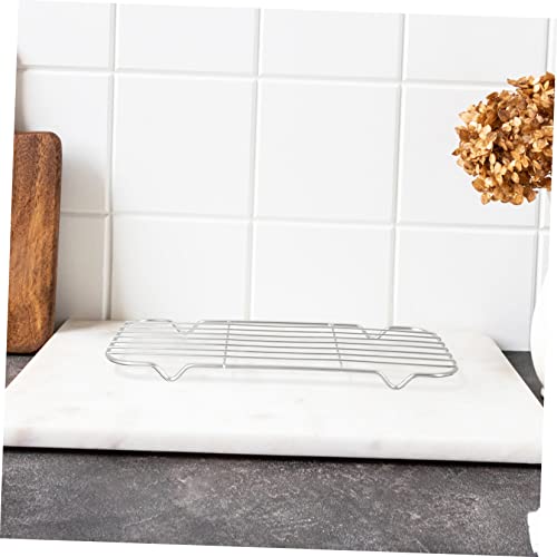 UPKOCH Bread Oven Stainless Steel Steamer Pot Bread Loaf Pans for Baking Metal Colander Steaming Rack Cooking Rack Barbecue Rack Heavy Duty Drain Rack Barbecue Grill Rack Air Fryer Can