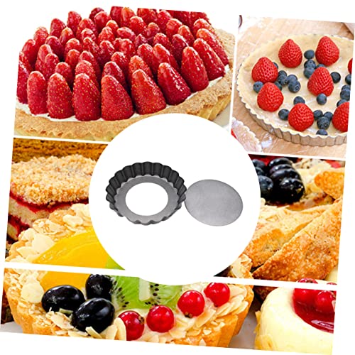 Hemoton 2 Pcs 4 Cheese Tray Mini Oven Bread Baking Pan Muffin Baking Cups Small Bread Baking Pan Cupcake Cake Cookie Lined Mini Tart Pan Miniature Mold Round Baking Mold Chrysanthemum Can