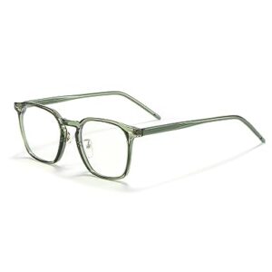 Baililai Blue Light Blocking Glasses - Lightweight Eyeglasses with Blue Ray Filtering for Computer Gaming (17131) (green-C10)