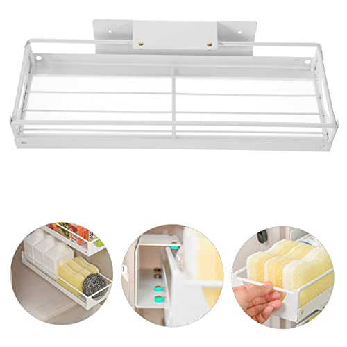 LABRIMP Drawer Rack Snack Drawer Storage Rack Clear Drawer Pull Out Shelf Drawer Basket Undershelf Storage Basket Under Sink Cabinet Organizer Jarstorage Rack Sink Storage Rack